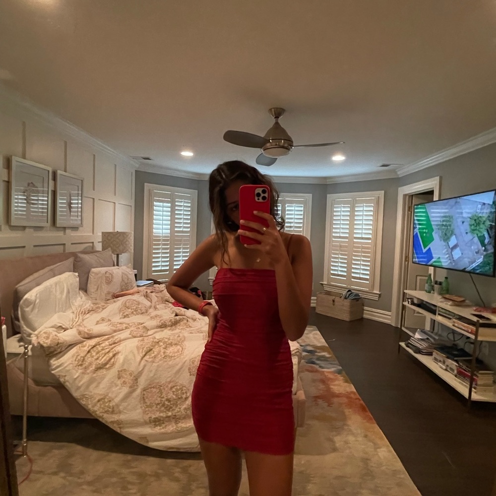 Red princess polly dress